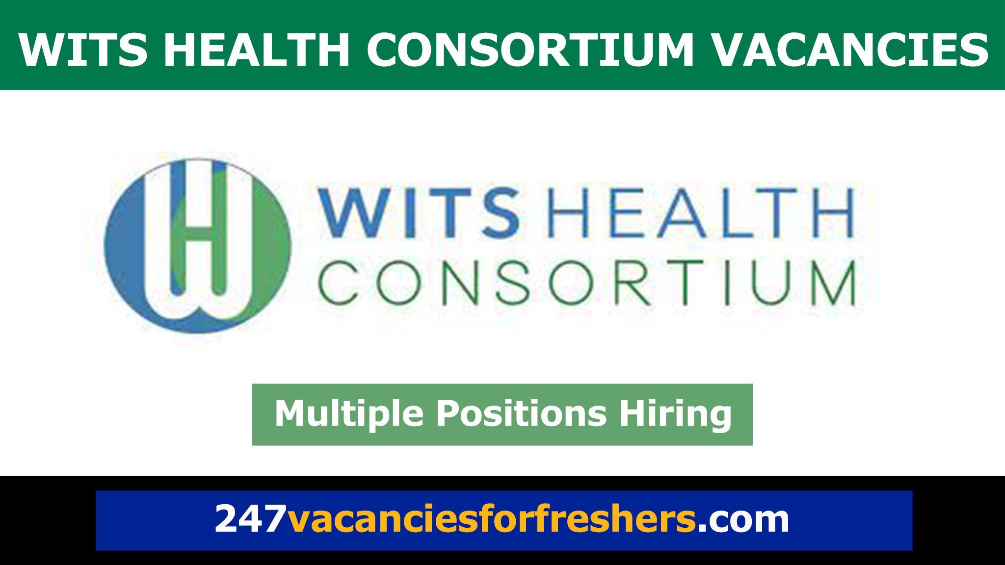 Wits Health Consortium Vacancies