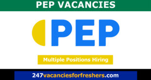 PEP Vacancies